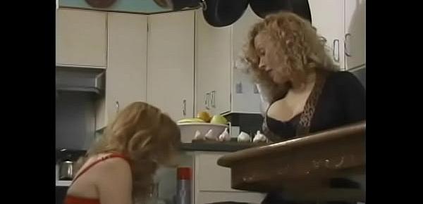  Curly mistress makes her maid lick her boots and mouth-watering ass